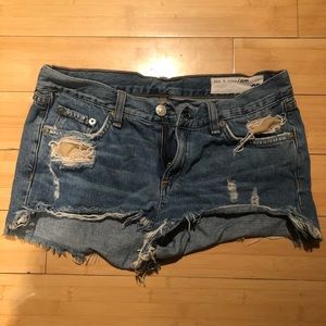 SOLD! Rag & Bone Winnie Cut Off Denim Shorts